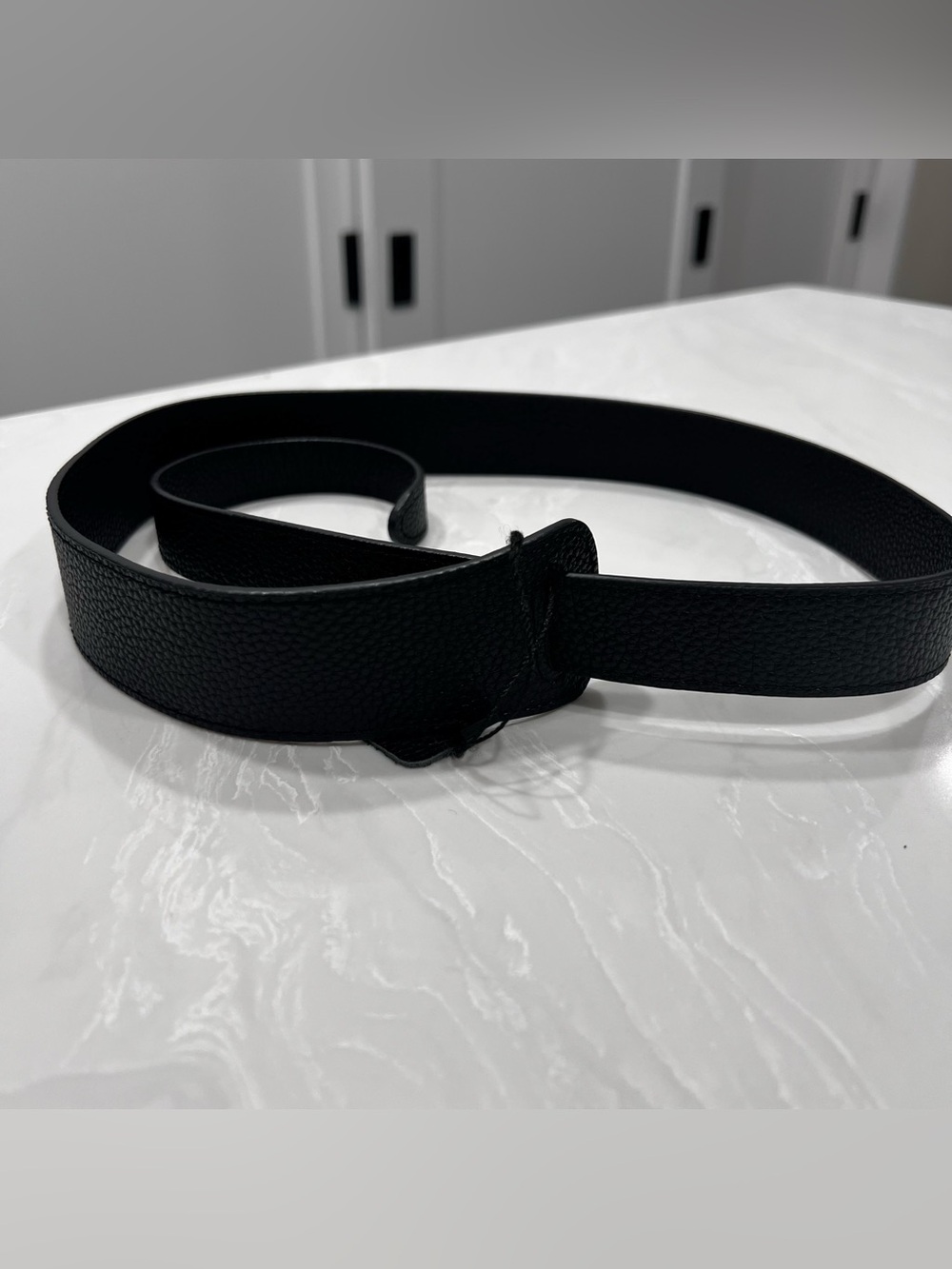 Black Leather Belt Buckles Bohemian Western Chic Style Adjustable Fits S-M